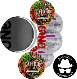 Презервативи One Tattoo Touch фіолетові 5 шт. (ROZ6501051994) - мініатюра 2