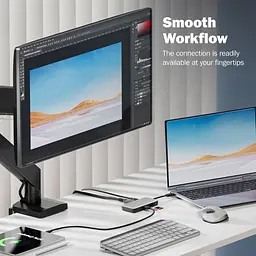 Порт-реплікатор Digitus USB-C > HDMI/2xUSB-A/USB-C/SD/MicroSD/RJ54, Travel (DA-70916) - мініатюра 10