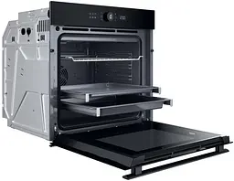 Whirlpool Духовий шафа електричний, 73л, A+, дисплей, конвекція, телескопічні напрямні, чорний - мініатюра 8