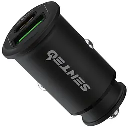 АЗП Senteo Q-02 Ferro Series USB-A/USB-C PD3.0&QC3.0 3A 30W Black - мініатюра 2