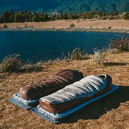 Спальник з натуральним пухом Naturehike Snowbird CNK2550WS014, p-р L, коричневий 400 г - мініатюра 4