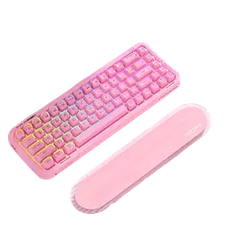 Клавіатура Mofii Pearl SK-711 з підставкою під зап'ястя Pink