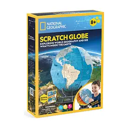 Пазл Cubic Fun Тривимірна головоломка-конструктор Stem Скретч глобус (DS1082h)