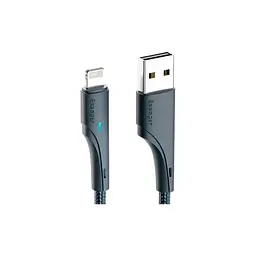 Дата кабель USB 2.0 AM to Lightning 1.0m 2.4A black Essager (EXCL-LS01)