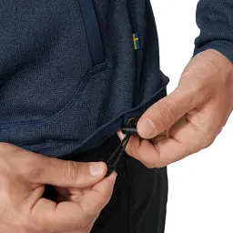 Толстовка Fjallraven Ovik Fleece Hoodie M Navy - мініатюра 4