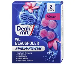 Туалетний блок Denkmit WC Blauspuler Flower 2шт. (4066447791396)