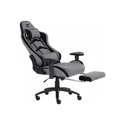 Крісло ігрове GT Racer X-2534-F Gray/Black Suede (X-2534-F Fabric Gray/Black Suede) - мініатюра 6
