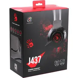 Навушники A4Tech Bloody J437 Black (Bloody J437 Black) - мініатюра 4