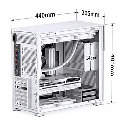 Корпус для ПК JONSBO D41 MESH SC White - мініатюра 2
