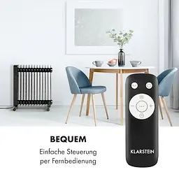Масляний обігрівач Klarstein Thermaxx Heatstream 2500 Вт (10035109) - мініатюра 5