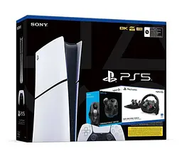Ігрова консоль Sony PlayStation 5 Slim Digital Edition + Кермо та педалі Logitech G29 Driving Force Racing Wheel + Важіль перемикання передач Logitech G Driving Force Shifter - мініатюра 8