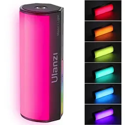 Відеосвітло Ulanzi Vijim Compact Tube light UV-2637 i-Light Black - мініатюра 2