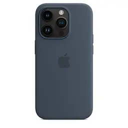 Силіконовий чохол CasePro Silicone Case with MagSafe Storm Blue для iPhone 14 Pro - мініатюра 4