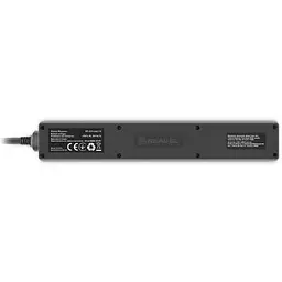 Мережевий фільтр живлення REAL-EL RS-6 Protect M 3m, black (EL122300034) - мініатюра 7