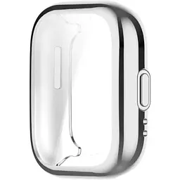 Чохол-накладка DK Silicone Face Case для Xiaomi Amazfit Active (A2211) (silver) - мініатюра 3