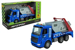 Іграшкова машинка сміттєвоз Автопром світлозвукові ефекти AP9930, в короб.33.5x19x11,5см
