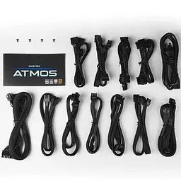 БЖ 850W Chieftec ATMOS CPX-850FC ATX 3.0 120 mm, 80+ GOLD, Cable management, retail - мініатюра 7