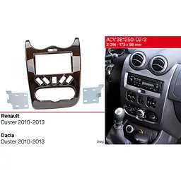 Перехідна рамка ACV Renault Duster (381250-02-3) - мініатюра 2