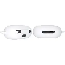 Чохол-накладка DK Silicone Candy Friendly з карабіном для Oppo Enco W11/W12 (white)