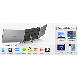 Монітор 14" Blackview DCM6Pro Dual Screen (BVDCM6PRO) 1920x1080 (FullHD) IPS 60 Hz - мініатюра 10