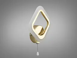 Бра настінне LED Diasha A8060/1G, 12W, 660 лм, 3000K, золотистий метал, сучасний стиль для спальні - мініатюра 2