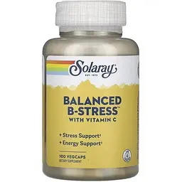Амінокислота Balanced B Stress, 100 вегакапсул Solaray vit0003950