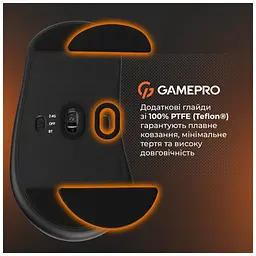 Мишка GamePro Genesis Avenger Wireless/Bluetooth/USB Black (GM096B) - мініатюра 7