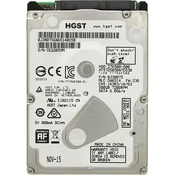 Жорсткий диск для ноутбука Hitachi 500 ГБ hts725050a7e630 - мініатюра 4