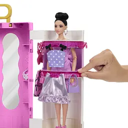 Портативна шафа-гардеробна для ляльки Barbie Deluxe Style Гардероб мрії (JJP01) - мініатюра 7