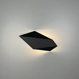 Чорне геометричне бра 35х23х6 см Line F Арт. W 59/1 LED  - мініатюра 4
