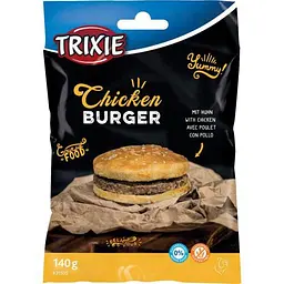 Ласощі Trixie Chicken Burger для собак Бургер з куркою 9 см 140 г - мініатюра 3