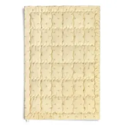 Набір MirSon вовна №9551 Gold Camel Hand Made Wool демі ковдра 200х220 см + 2 подушки білий (2200010806199) - мініатюра 4