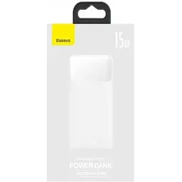 УМБ Baseus Bipow Digital Display Power Bank 10000mAh 15W (PPDML-I02) біла - мініатюра 10