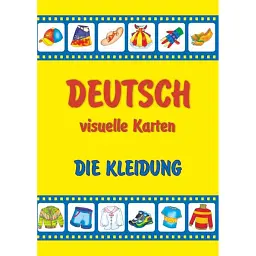 Die Kleidung. Deutsch, visuelle Karten. Одяг. Набір карток німецькою мовою - Леся Вознюк