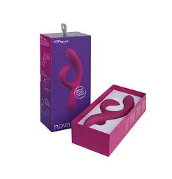 Смарт вібратор-кролик We-Vibe Nova Fuchsia, ергономічний, регульований кут нахилу стовбура - мініатюра 7