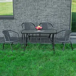 Комплект садових меблів 4Points Siena-4 з прямокутним столом 120x70x70 см - мініатюра 4