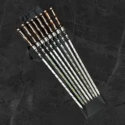 Набір шампурів Компакт у тканинному кейсі 9в1 (чорний)