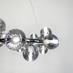Підвісна люстра Arte Lamp Bolla Line.F MJ 17-750 CH+GR - мініатюра 5
