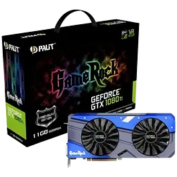 Відеокарта GeForce GTX 1080 Ti 11GB Palit GameRock Premium (NEB108TH15LC-1020G) Б/В