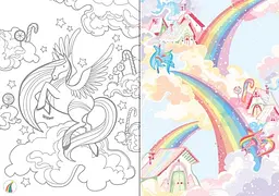 Розмальовка Transfer Activity Book Unicorns - Hannah Watson, англ. мова (9781474950930) - мініатюра 3