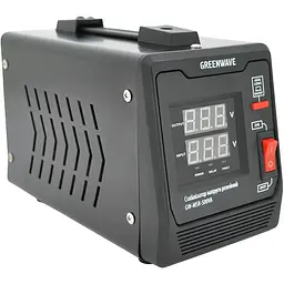 Стабілізатор напруги релейний Green Wave Mauser 500VA Q4 350 Вт 1 x Shuko DC140-260V AC220±8% BOX
