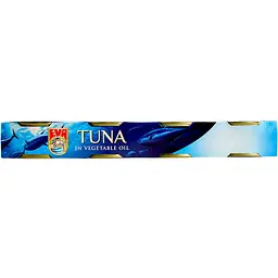 Набір тунець EVA філе у рослинній олії 320 г (4 упаковки по 80 г) (794280) - мініатюра 2