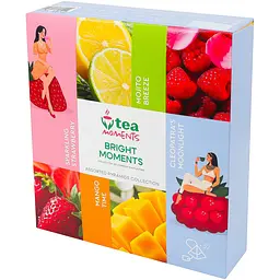 Чай зелений Tea Moments Bright Moments Асорті 4 смаки x 8 пірамідок - мініатюра 3