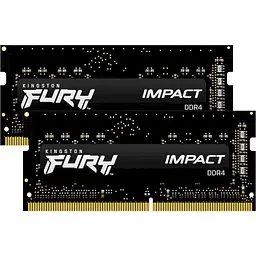 Модуль пам'яті SO-DIMM DDR4 Kingston FURY Impact 2x32GB 3200MHz (KF432S20IBK2/64) [94576] - мініатюра 2