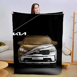 Плед з плюшу на подарунок 3D KIA №2 160х200 см