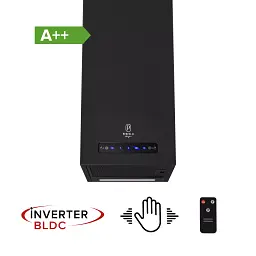 Витяжка пристінна Perfelli Design Quadro 36 Nero Silenzio - мініатюра 2