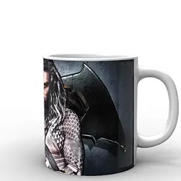 Кухоль GeekLand Аквамен Aquaman black AQ.02.005 330 мл білий - мініатюра 3