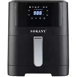 Аерофритюрниця безмасляна Sokany SK-8043 електрична 8л з сенсорним керуванням 2000Вт