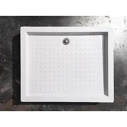 Душовий піддон Mixxus Hard з сифоном прямокутний ST01-100x80x13 New діаметр зливу 52 мм MI8430, Білий - мініатюра 2