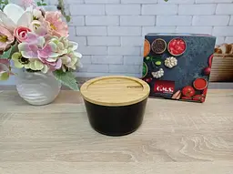 Контейнер для продуктів OMS. Collection 3282-12 0,7л Black - мініатюра 2